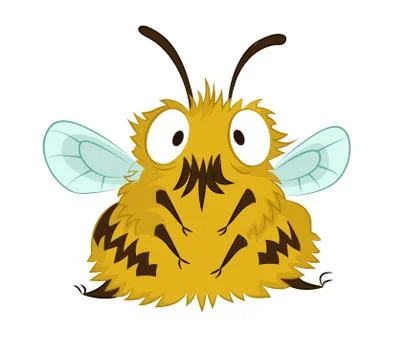 Funny bee Stock Illustration