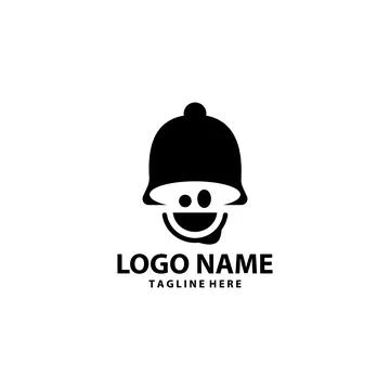 Funny bell logo design vector Иллюстрация
