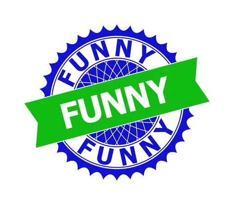 FUNNY Bicolor Clean Rosette Template for Stamp Seals Stock Illustration