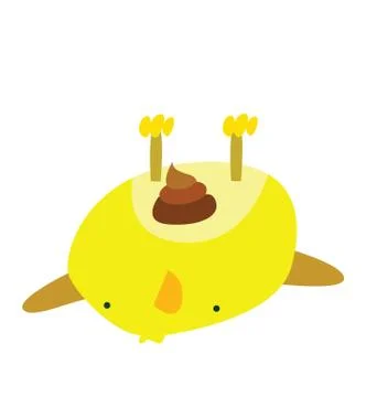 Funny bird Stock Illustration