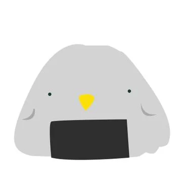 Funny bird Stock Illustration