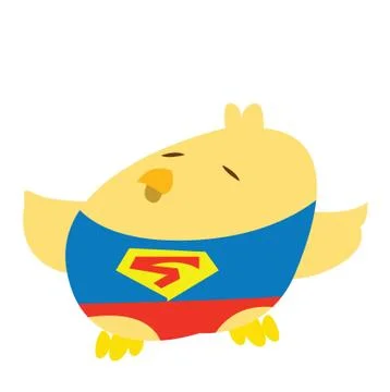 Funny bird Stock Illustration