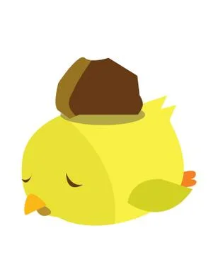 Funny bird Stock Illustration