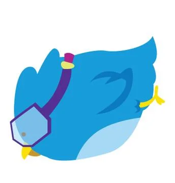 Funny bird Stock Illustration