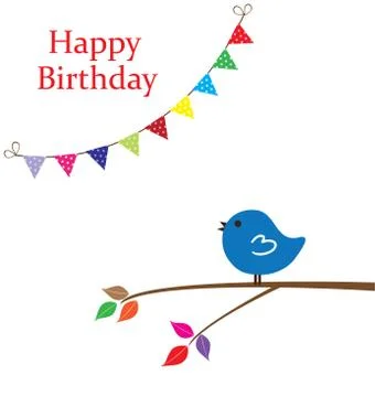 Funny Birds Stock Illustration