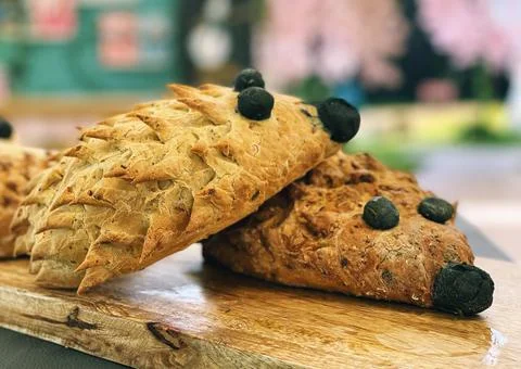 Funny bread Stock Photos