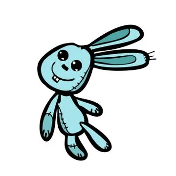 Funny Bunny, Easter character Stock Illustration