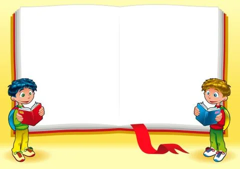 Funny card with empty space for text. Stock-Illustration