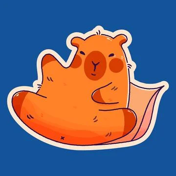 Funny cartoon character. Stock Illustration