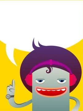 Funny cartoon Stock Illustration