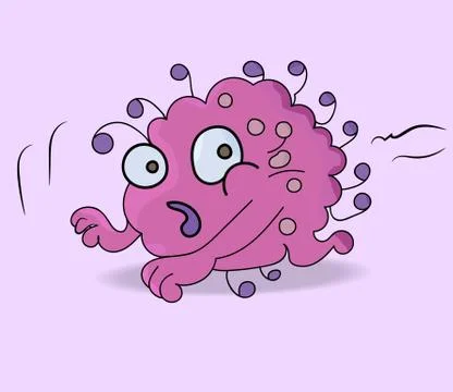 Funny Cartoon Monster Stock Illustration