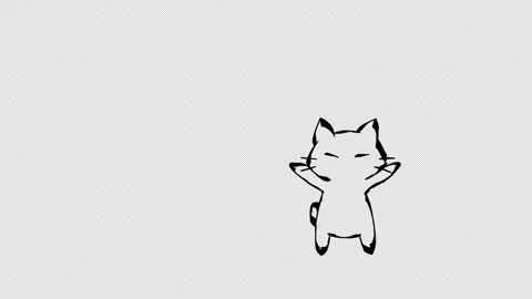 Funny Cat Dancing Swaying Left Right Alpha 4K Video stock 346822732