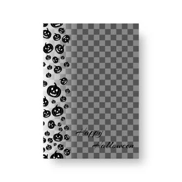 Funny catalog with pumpkins for Halloween Stock Illustration