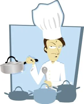 Funny chef Stock Illustration