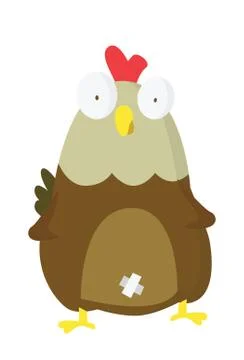 Funny chicken Stock Illustration