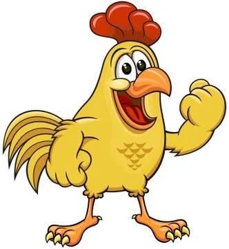 Funny chicken Stock Illustration