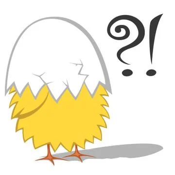 Funny chicken Stock Illustration