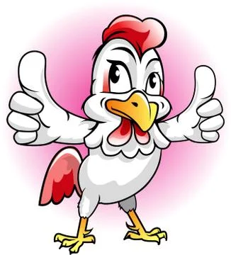 Funny chicken Stock Illustration