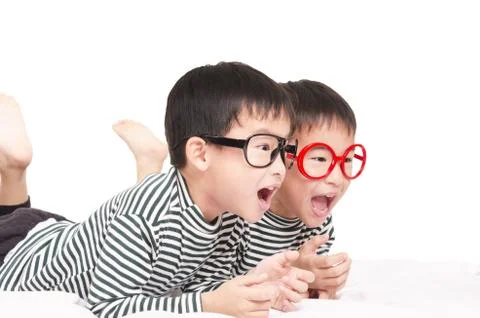 Funny children Stock Photos