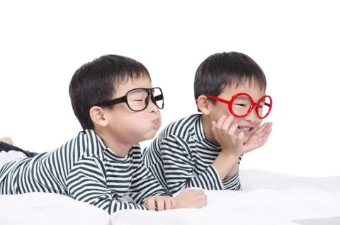 Funny children Foto stock