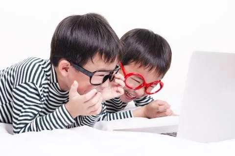 Funny children Stock Photos