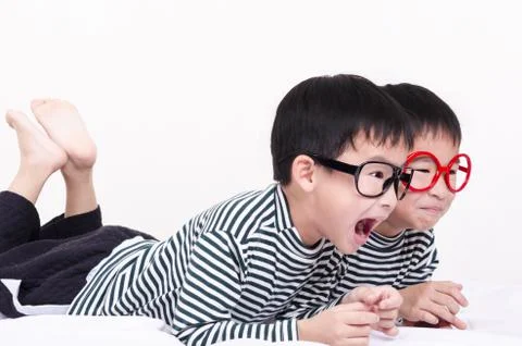 Funny children Foto stock