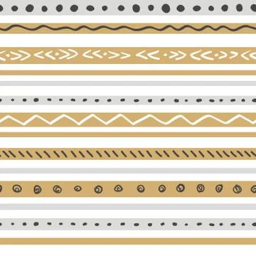 Funny christmas pattern with ornament, dots. Stock Illustration