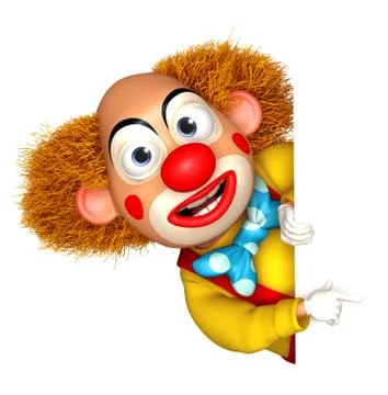 Funny clown Иллюстрация