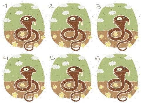 Funny Cobra Visual Game Stock Illustration
