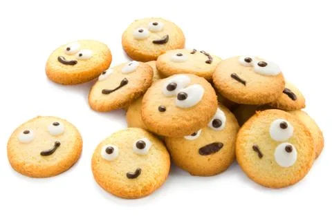 Funny cookies Stock Photos