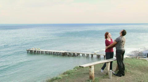 Funny couple Video stock 805861