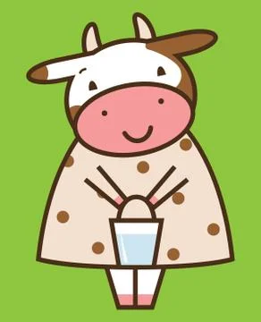 Funny cow Stock Illustration