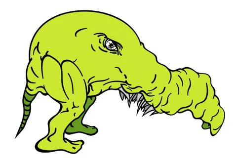 Funny creature Illustrazione stock