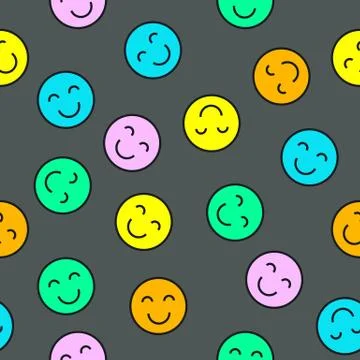 Funny cute background Stock Illustration