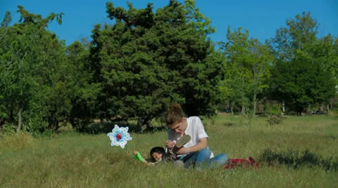 Funny Daddy Stock-Footage 26183691