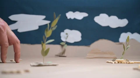 Funny dancing and flirting hands concept of relationship between a couple Vídeo Stock 127792479
