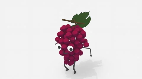 Grape Cartoon Stock Footage ~ Royalty Free Stock Videos | Pond5
