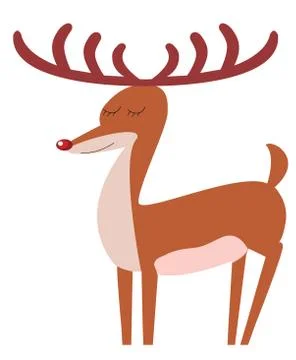 Funny Deer イラスト素材