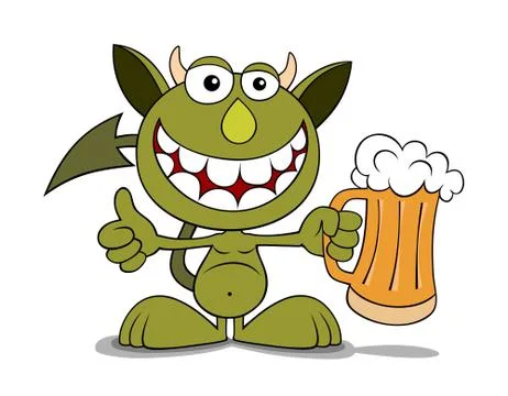 Funny devil Stock Illustration