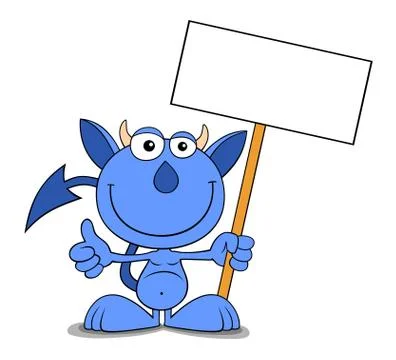 Funny devil Stock Illustration