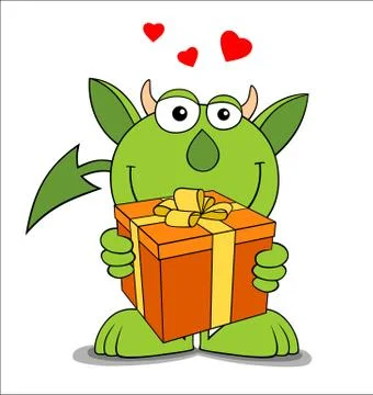 Funny devil Stock Illustration