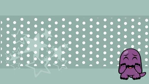 Funny dinosaur character cartoon expression background in vector art Stock Illustration