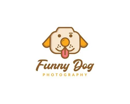 Funny Dog Creative Design	 Stock Illustration