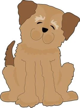 Funny dog Stock Illustration