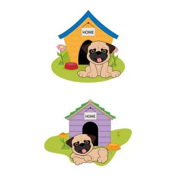 Funny dog Stock Illustration