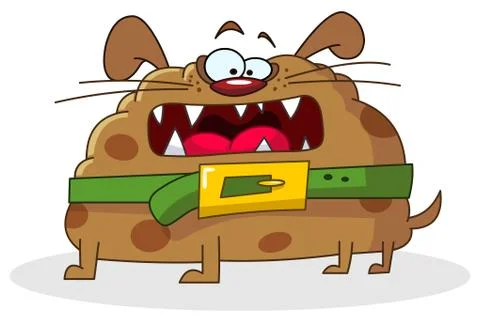 Funny dog Stock Illustration