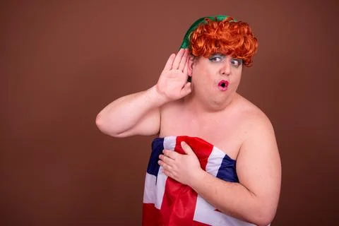 Funny drag queen Stock-Fotos