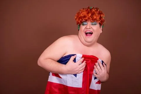 Funny drag queen Stock Photos