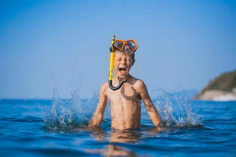 Funny driver on the beach Stock Photos
