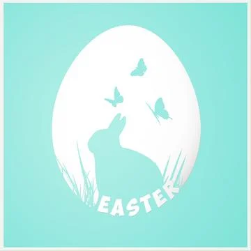 Funny Easter bunny. Happy Easter holiday concept. 3d illustration Stock Illustration